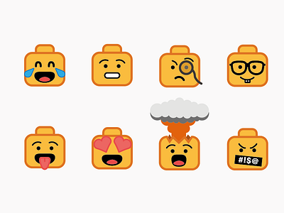 Lego Emojis emojis illustration lego