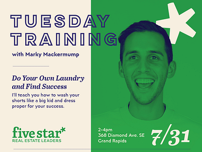 Marky Mackermump art direction branding design five star michigan template