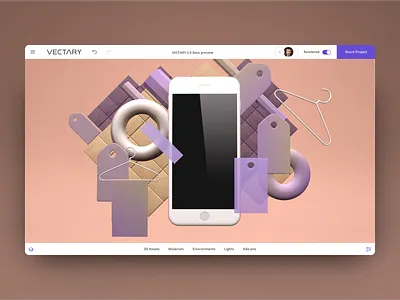 Fashion iPhone mockup 3d design fashion free iphone label mockup ui ux vectary