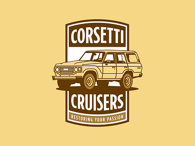 CORSETTI CRUISERS auto car desert fj60 restoration sand toyota