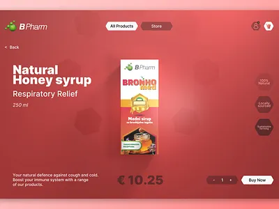 Product Web Showcase health products packaging design product showcase ui