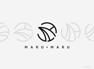 Maru • Maru Japanese Katakana Logo Design branding concept design icon logo vector