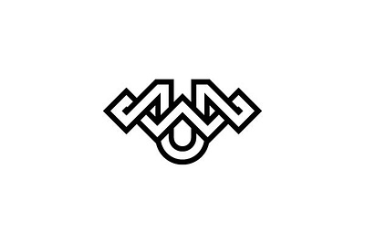 Wu Uw Monogram Logo abstrac logo uw wu wu uw monogram logo