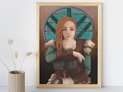 Nordic Portrait art cartoon digital art digital illustration digital portrait fine art illustration viking