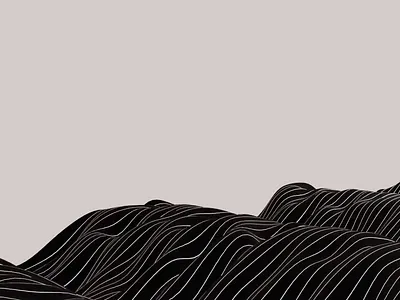 Rolling waves 3d animation blender branding design