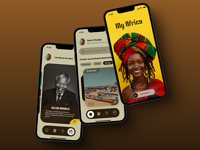 My Africa app africa culture cultureapp dakar mandela mobile senegal ui uidesign uxdesign