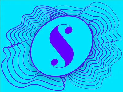 Sensory curves curves icon logo mark s type typography