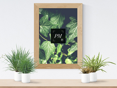 Plant Vases Wooden Frame Poster Mockup Free advertising branding free free mockup freebie mockup mockup free mockup psd poster mockup psd