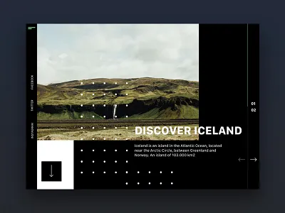Iceland Shot design iceland ui