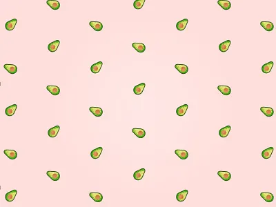 Avocado Pattern atl atlanta avocado branding design fruit identity illustrator logo pattern