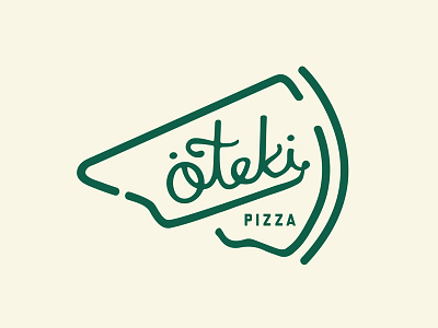 Oteki Pizza pt.4 branding concept design hand icon illustration lettering logo packaging pizza script typography