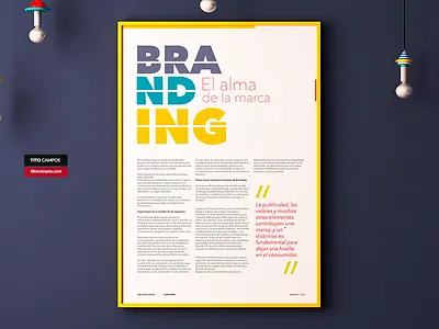 [POSTER] Branding El alma de la marca alma blog brand branding design marca post poster text type typography