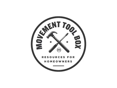 Movement Tool Box 2 hammer icon illustration logo screwdriver vector