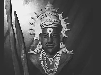 God vitthal clay illustration art proactive