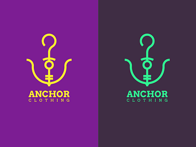 Day 10, Thirty Logos. Anchor branding colors creative design flat icon identity logo minimal paint thirty logos thirtylogoschallenge