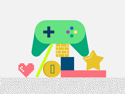 Google Play Illustration - Now on Instagram games google illustration