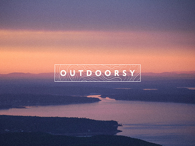 Outdoorsy Brand Identity acadia adventure brand identity camping hiking logo national parks outdoorsy ui design