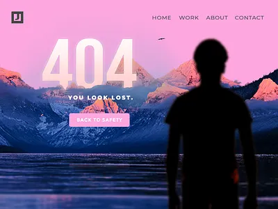 DailyUI #008 - Error Page color dailyui design psychedelic ui vibrant web