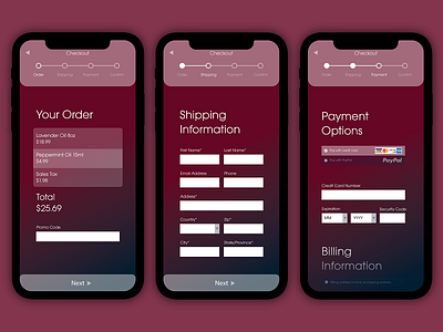 DailyUi 002 - Credit Card Checkout dailyui design ui