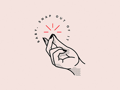 Snap Out Of It arctic monkeys etching graphic hand music pastel red snap