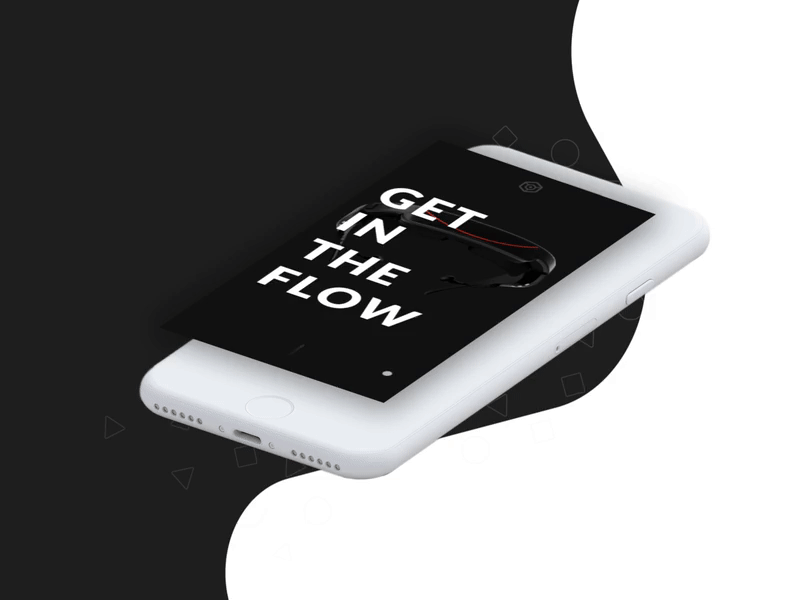 Flow Virtual Reality animation design hotspot interaction product tech ui ux virtual reality