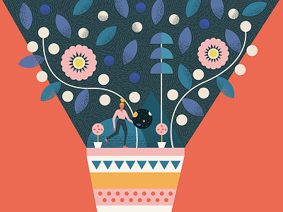 Illustration series - Beautiful Escape. beautiful design dimension escape futuristic space surreal