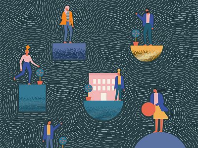 Illustration series - Beautiful Escape. beautiful design dimension escape futuristic space surreal
