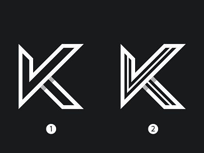 VK Logo Concept branding concept design designer logo vk