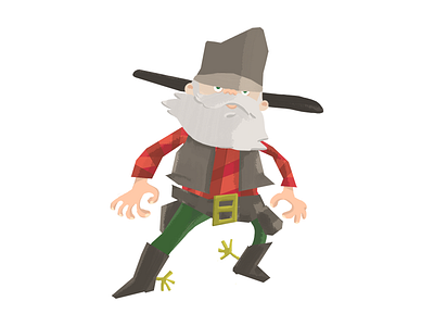 Cowboy character cowboy drawing illustration vector