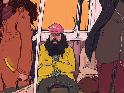 METRO art digital metro painting