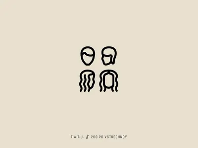 Icon Cover (t.A.T.u., 200 po Vstrechnoy) album cover face hair head icon t.a.t.u.