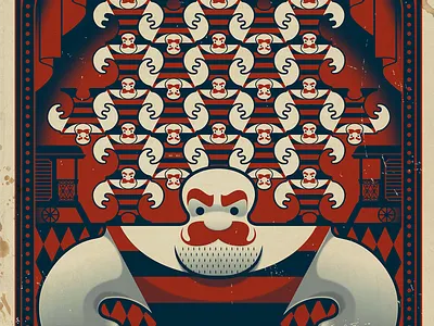 Symmetry artists illustration tessellation vector vintage