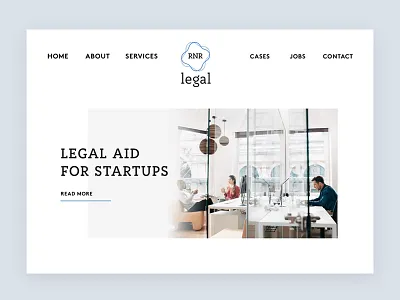 RNR LEGAL branding law legal ui