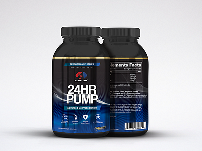 Supplement Packaging Label dark label nutrition packaging supplement