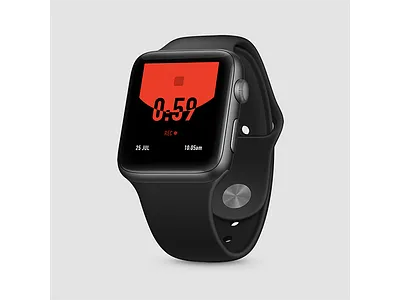 Vlogger's Watch Face (Draft 1) apple apple watch camera clean face interface record simple ui video vlogger watch