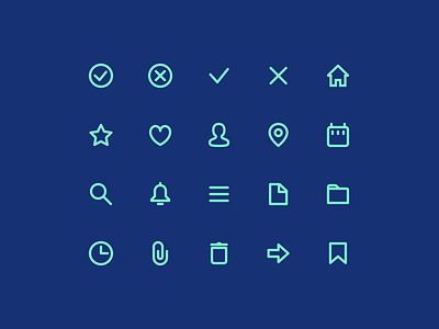 🌟 Super Basic Icons basic design system icons interface ui ux