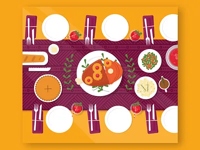 Feast cocktails color dining dinner feast ham lunch meal pattern pie potatoes thanksgiving