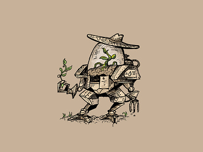 Future Farmer farmer mech plant robot
