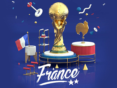 France 3d adobe art c4d designinspiration maxon motion motiondesign motiongraphics photoshop redshift render