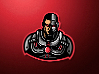 Cyborg cyborg dmitry krino esport logo esports fantasy gaming graphic design krinographics mascot