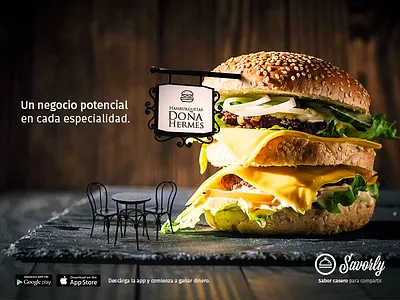 Turn your specialty into your business 2018 ad burger business digital digitalart food restaurant retouch