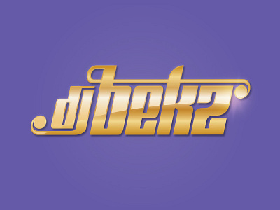 Lettering bling bling dancehall gold hip hop lettering music rnb typography