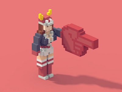 Pixel Vainglory magicavoxel