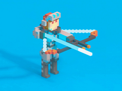 Pixel Vainglory magicavoxel