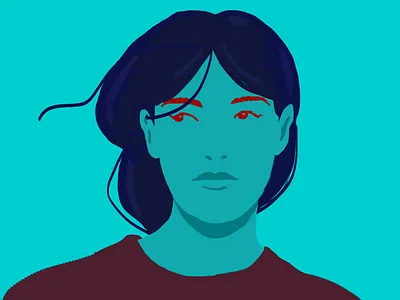 a girl character doodle girl illustration