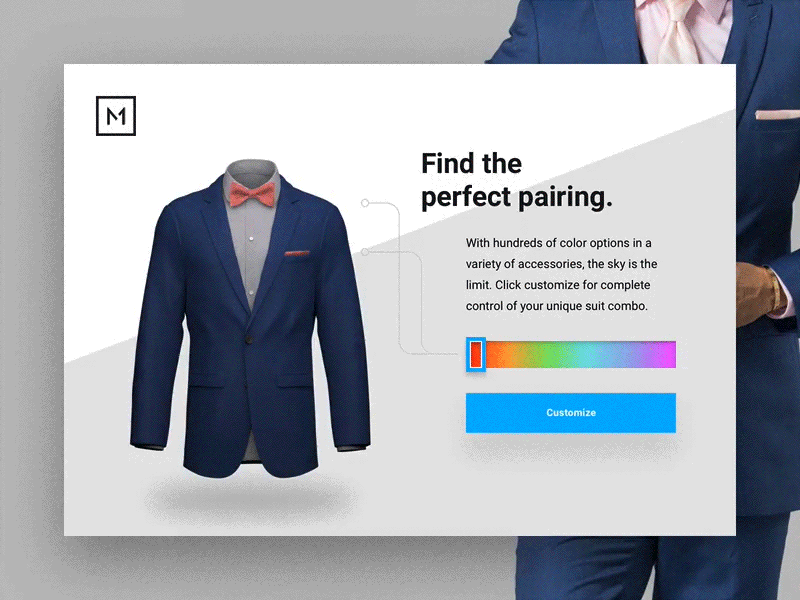 Color Pairing UI motion design roboto ui design web design