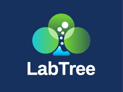 Lab Tree Logo branding design geometry icon illustration lab logo minimalist performance tech tree ui