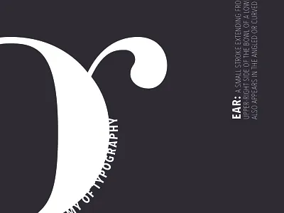 Type Anatomy Poster: G avenir next ear golden section poster type anatomy typography