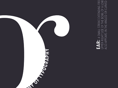 Type Anatomy Poster: G avenir next ear golden section poster type anatomy typography