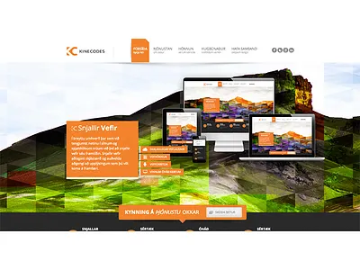 Kinecodes web design